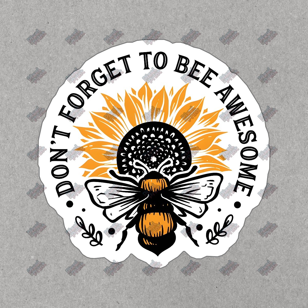 Bee Inspirational Vinyl Sticker Dont Forget to Bee Awesome Decal for #692433