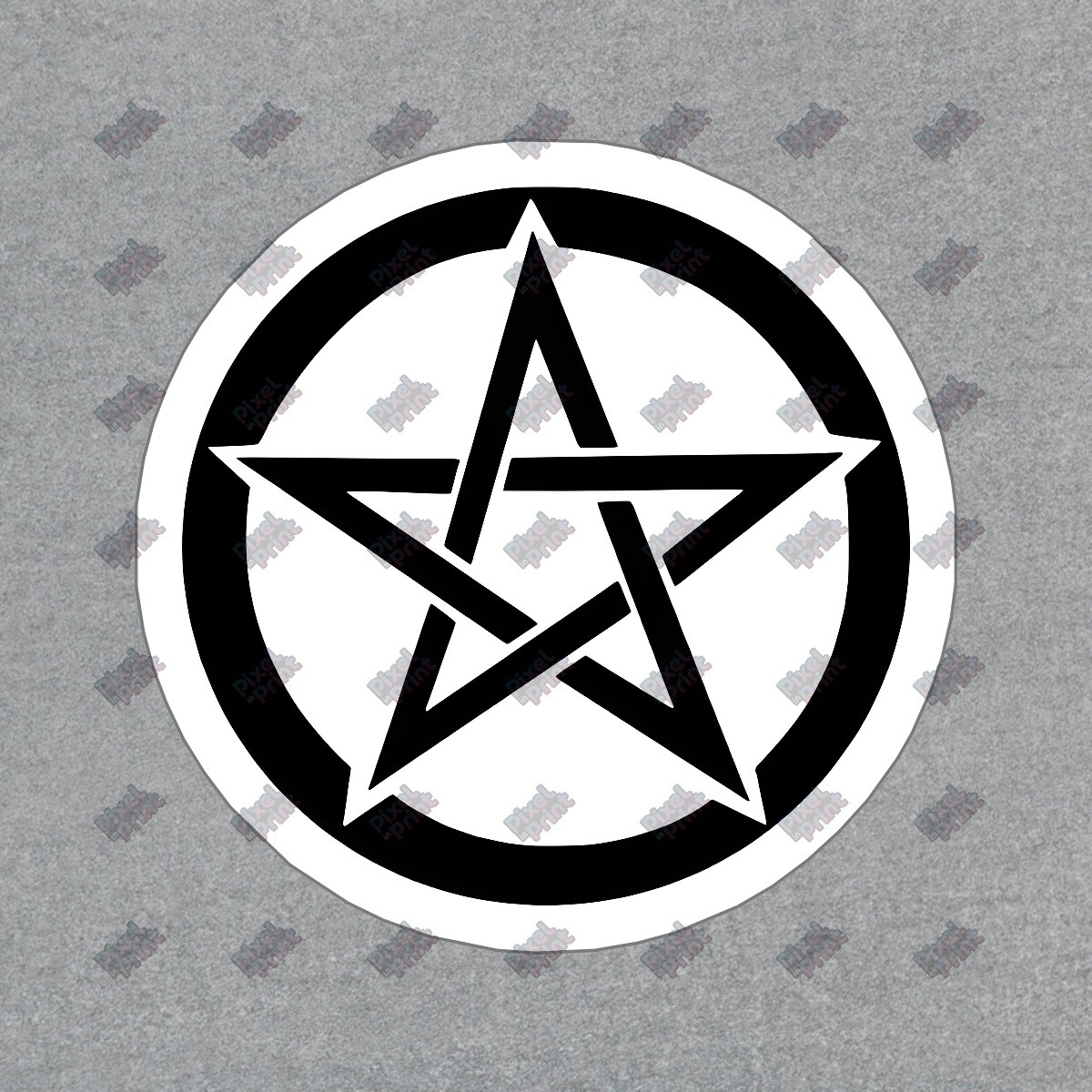 Black Pentagram Vinyl Sticker Decal Witchcraft, Occult, Pagan Symbol #606817