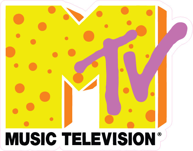 MTV Logo Vinyl Sticker – Waterproof, UV-Resistant, Custom Size Options