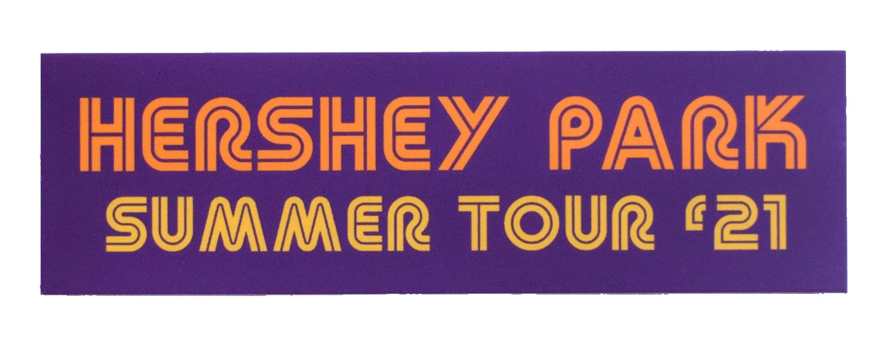 PHISH Hershey Park Summer Tour 2021 Sticker *NEW* 5" x 1-1/2"