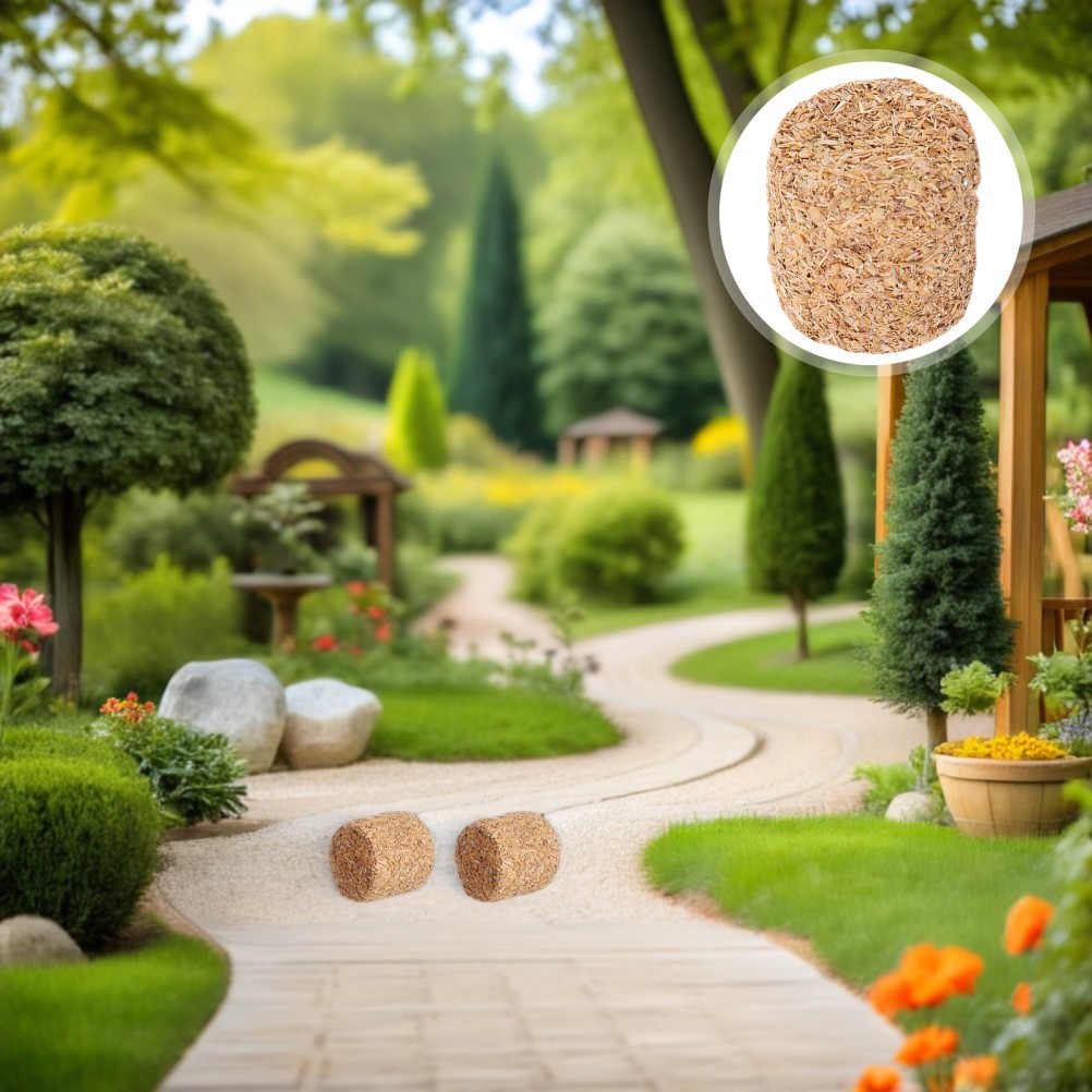 16PCS Faux Mini Hay Bales – Cylinder Miniature Hay Bales for Craft – Artificial