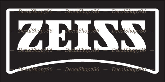 ZEISS Optics – Scopes – Hunting/Shooting – Vinyl Die-Cut Peel N' Stick Decals