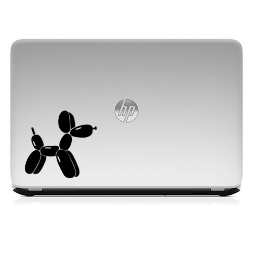 Balloon Animal Dog Decal Sticker for Car Window Bumper Wall Door Decor Laptop