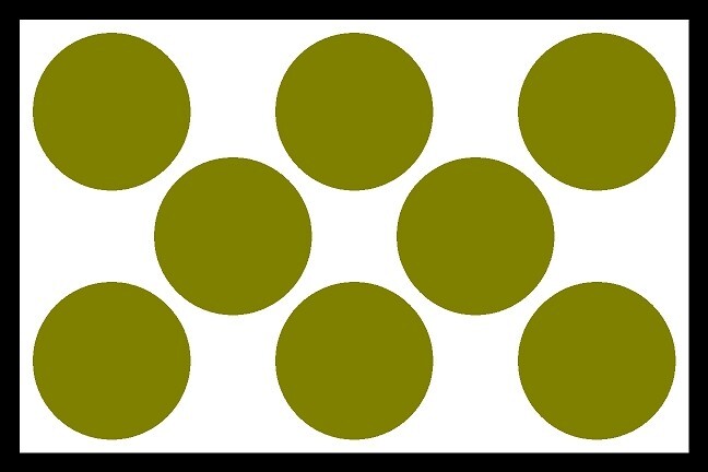 Polka Dot Circles Vinyl Decals Waterproof Outdoor Multiple Colors and Sizes