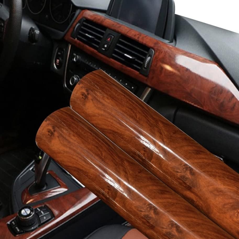 Mahogany Vinyl Wrap -Self Adhesive Film 12 x 60 Inch Glossy Wood Grain Decal …