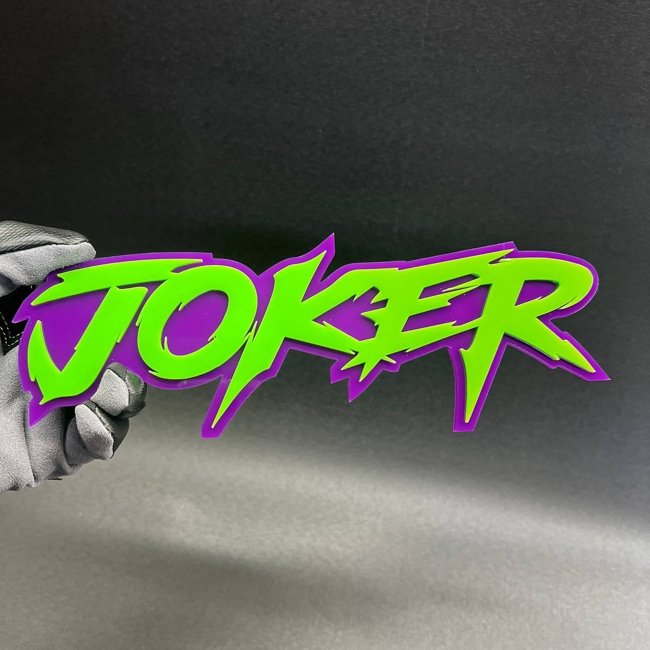 JOKER 3D Car Badge Fender Emblem – Grille Holder Acrylic Car Decal 1PC