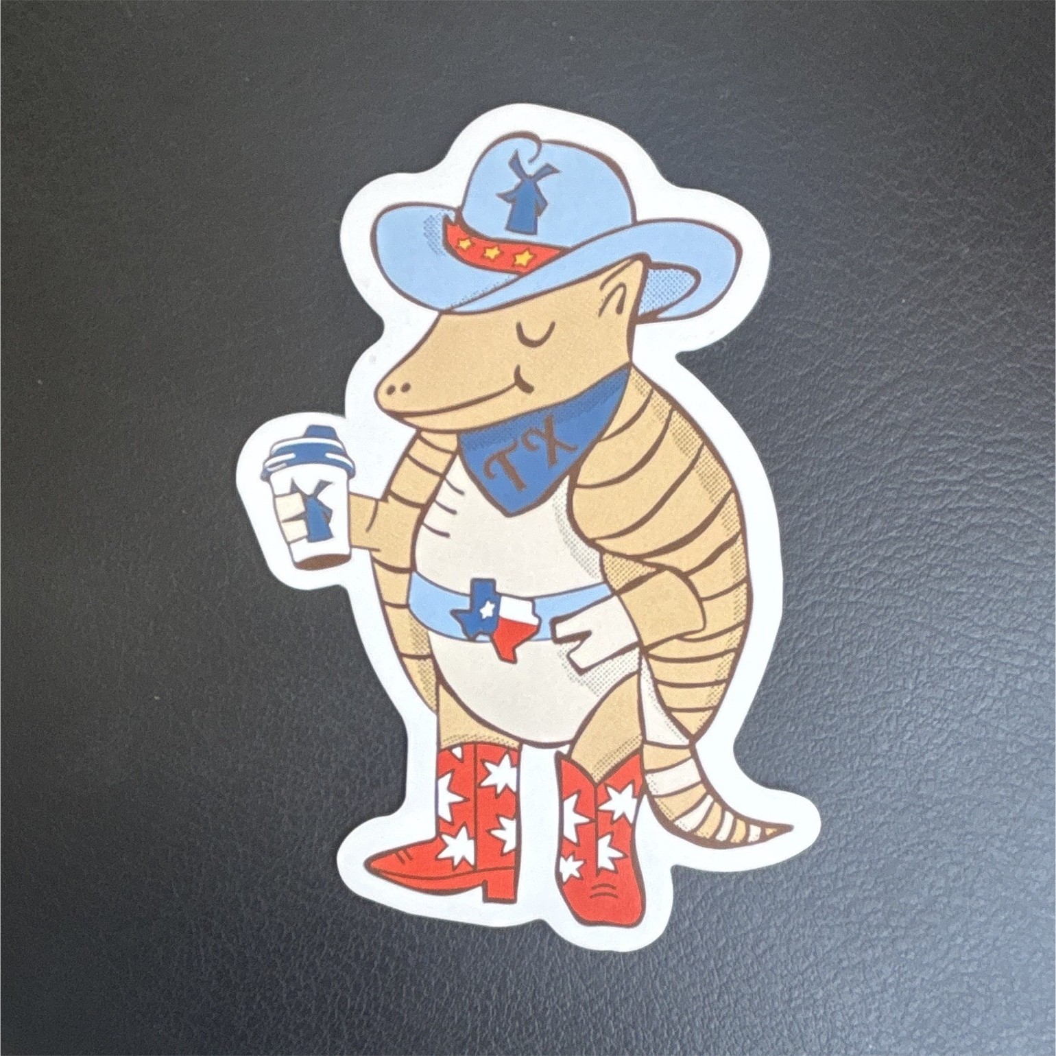 DutchBros June 10, 2026 Texas State Armadillo Sticker