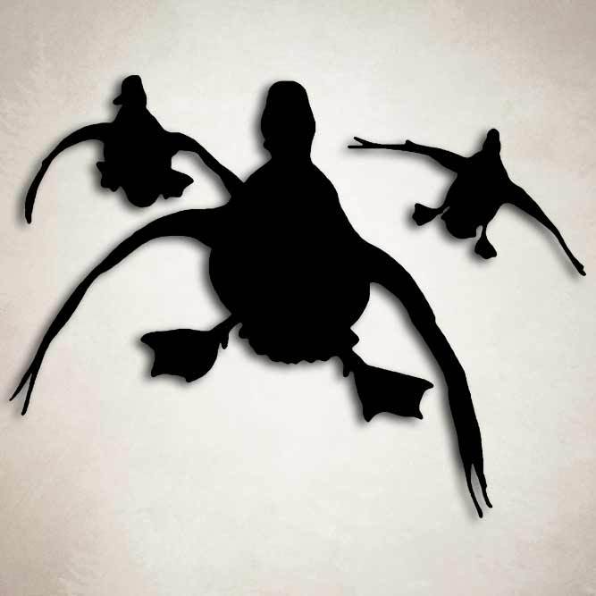 Duck Sticker Decal Hunting Truck Car Window Bumper Sticker Cooler Case Gun Bike