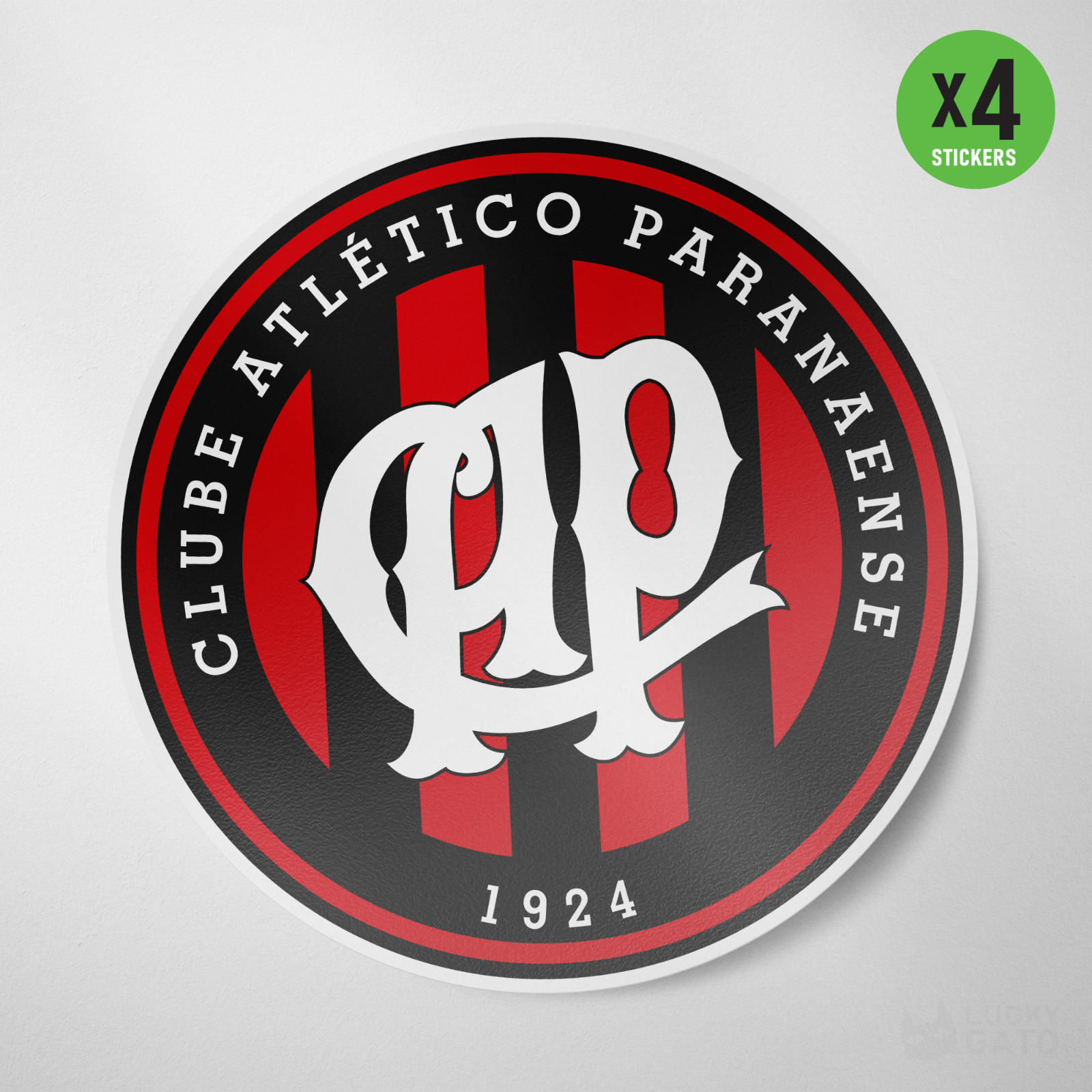 (4 Pack) Paranaense Brazil Vinyl Sticker Decal Calcomania Adesivo Furacão