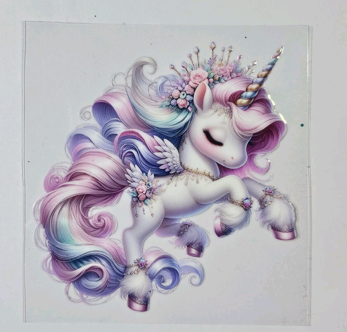 Unicorn 4×4 UV DTF Transfer Sticker Wrap Tumbler UVDTF BUY 10+ GET COMBINE SHIP