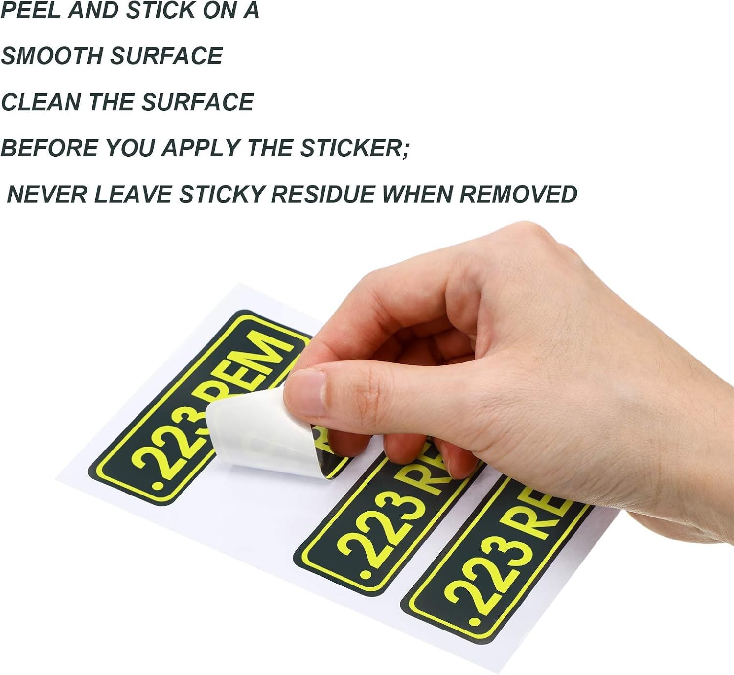 Personalized Organization – 80-Piece Vinyl Can Label Stickers with Clear Print