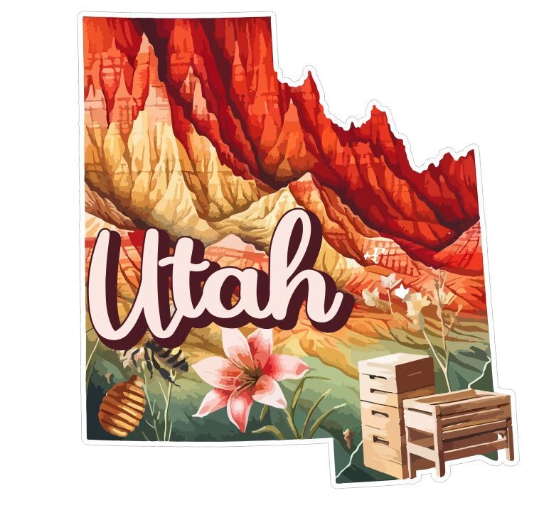 Utah Sticker Stickers A277