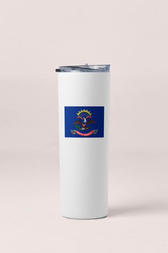 State of North Dakota Flag Sticker Decal USA North Dakota State