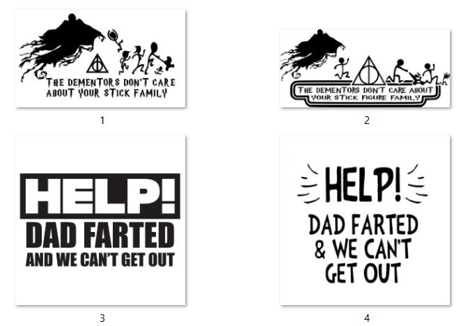 Family Decals 5"