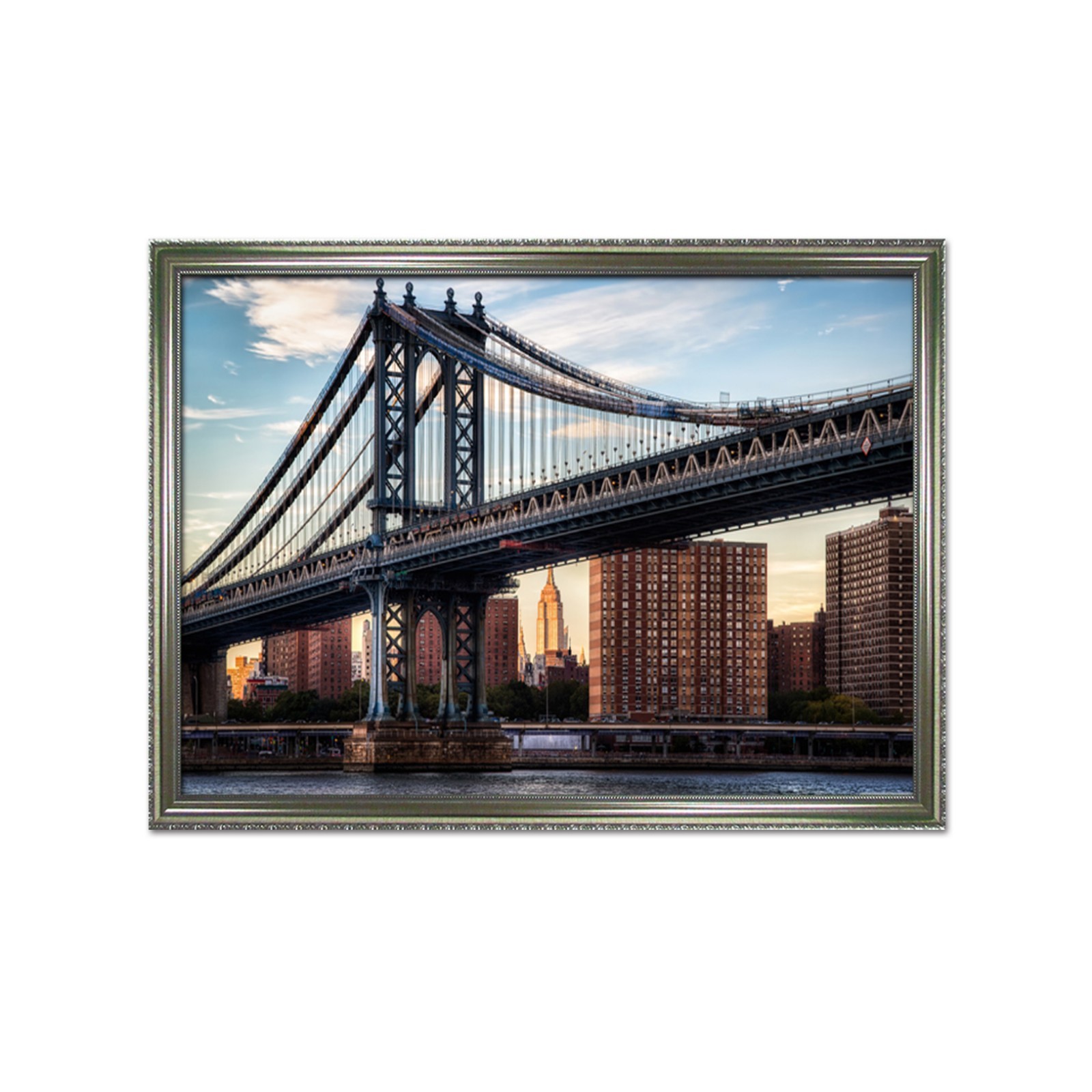 3D River Bridge 6 Framed Poster Home Decor Print Painting Art AJ WALLPAPER