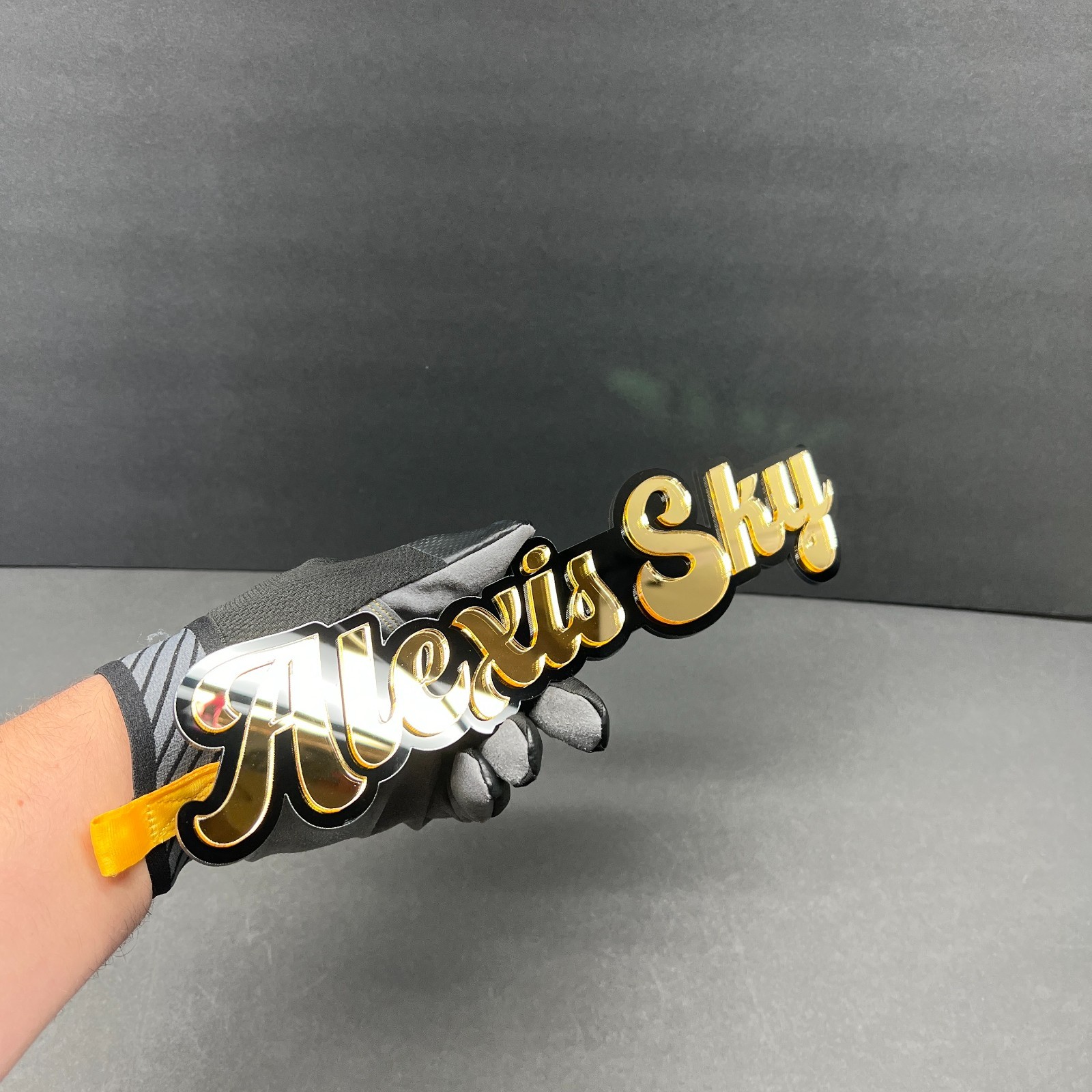 Custom Laser-Multicolor Personalized Name! Badge for Cars Cut 3D Acrylic Emblem