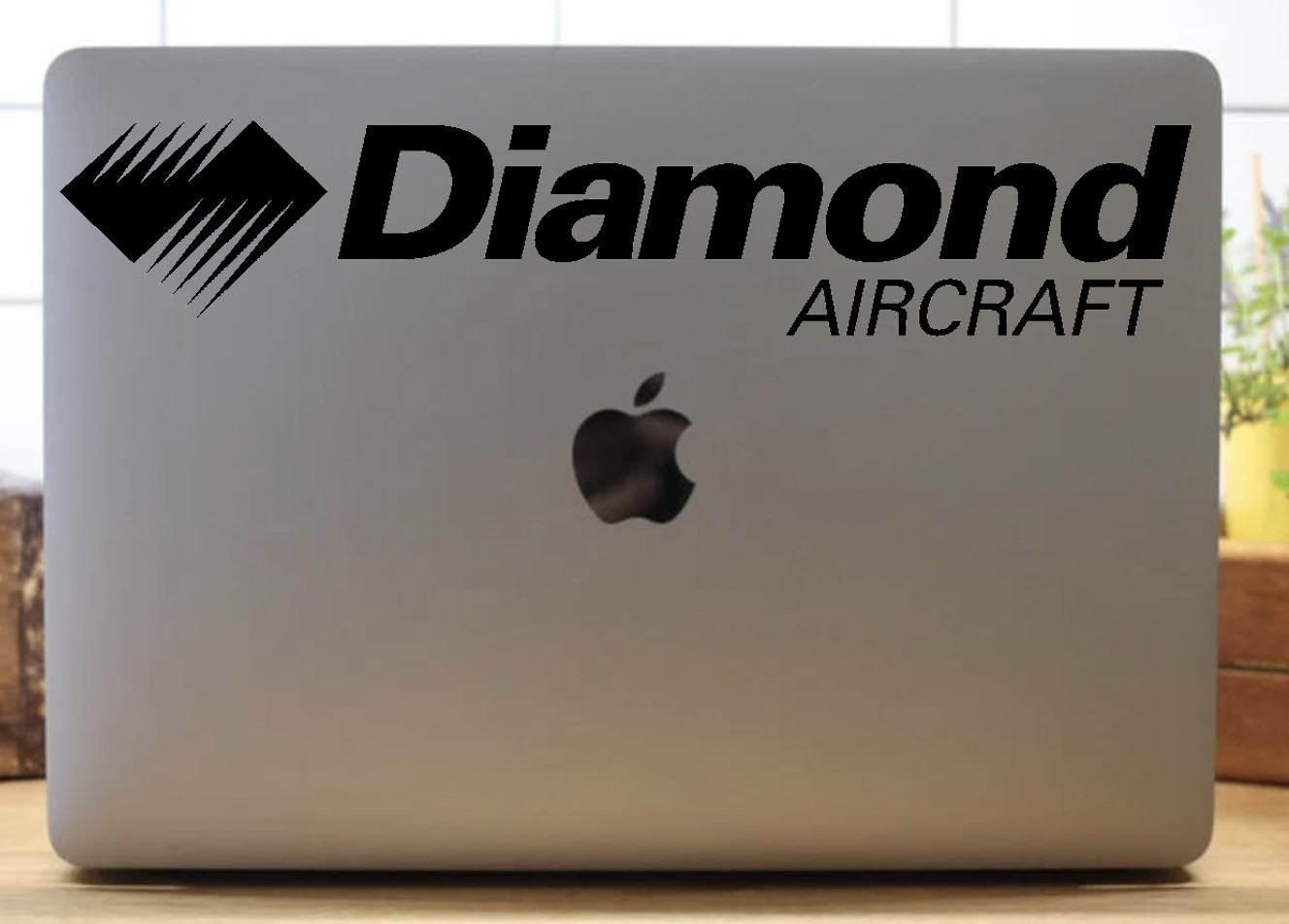 Diamond Aircraft Logo Decal- Airplane Sticker Decal- Pilot Sticker- Jet Decal