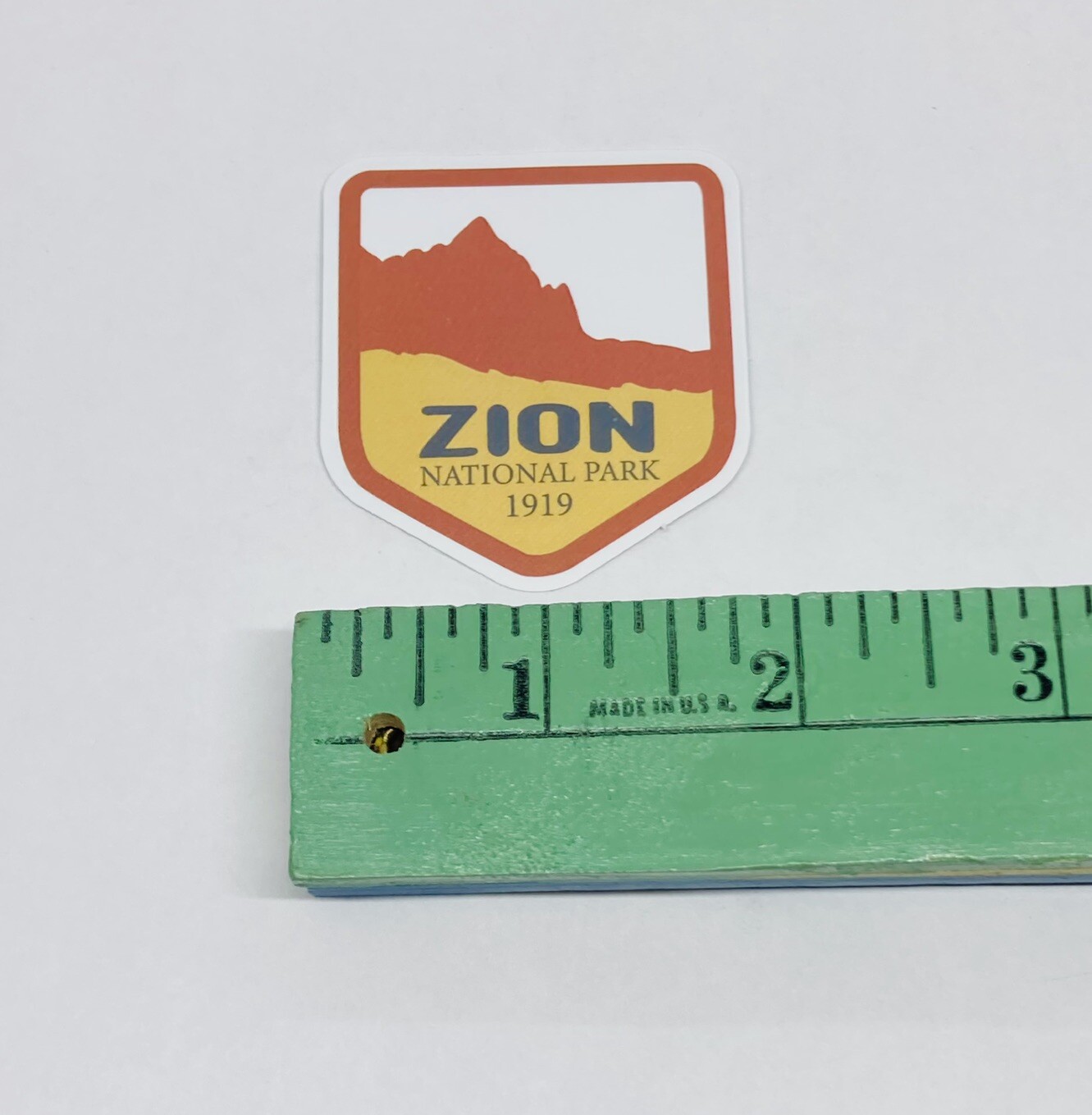 Zion National Park Sticker 1919 Utah Travel Decal Vinyl Souvenir Art Tc6