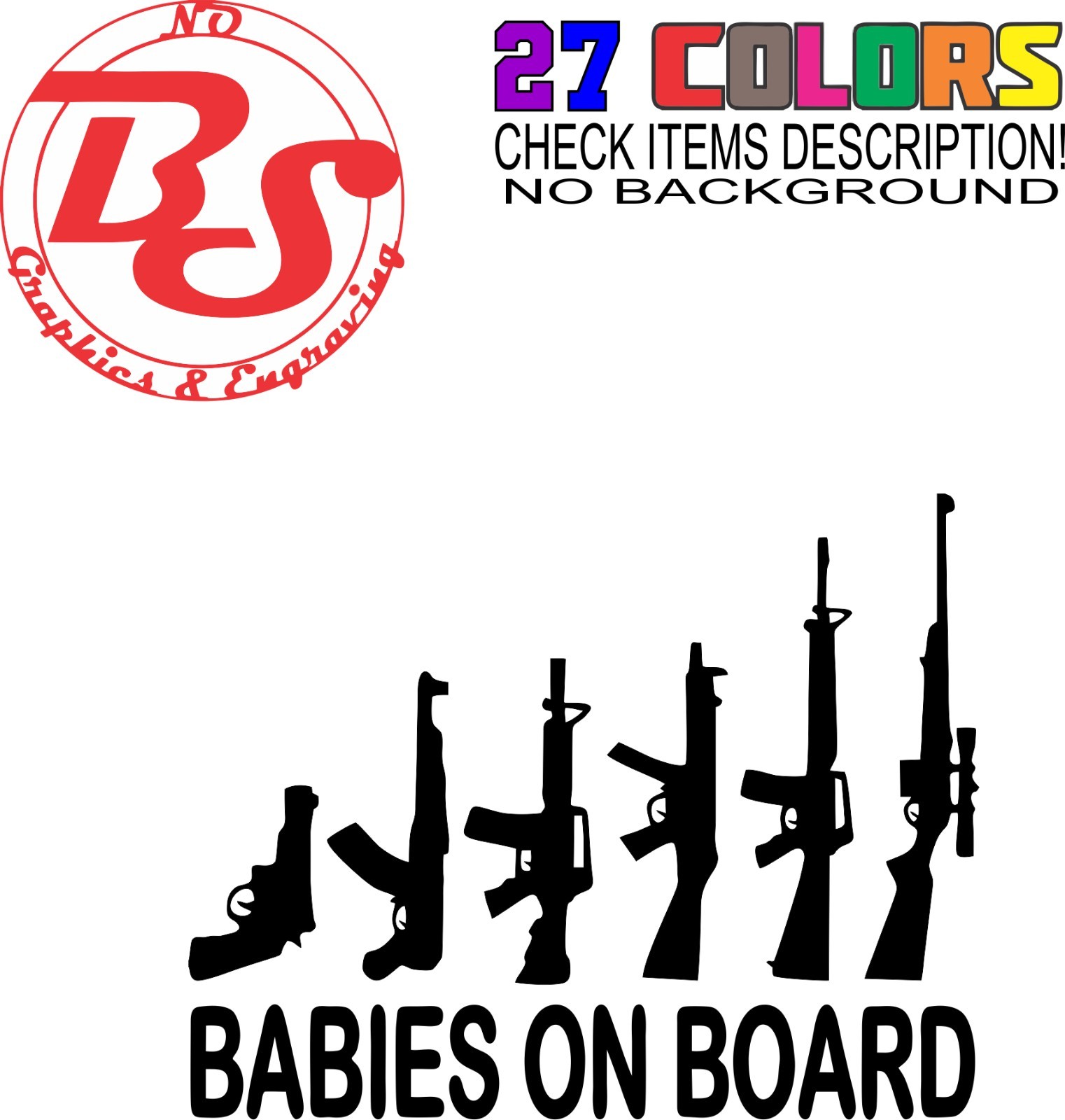 6" 2A Girl Power Vinyl Decal AR15 Pistol Sticker Gun AK47 Mom Female Woman noBS