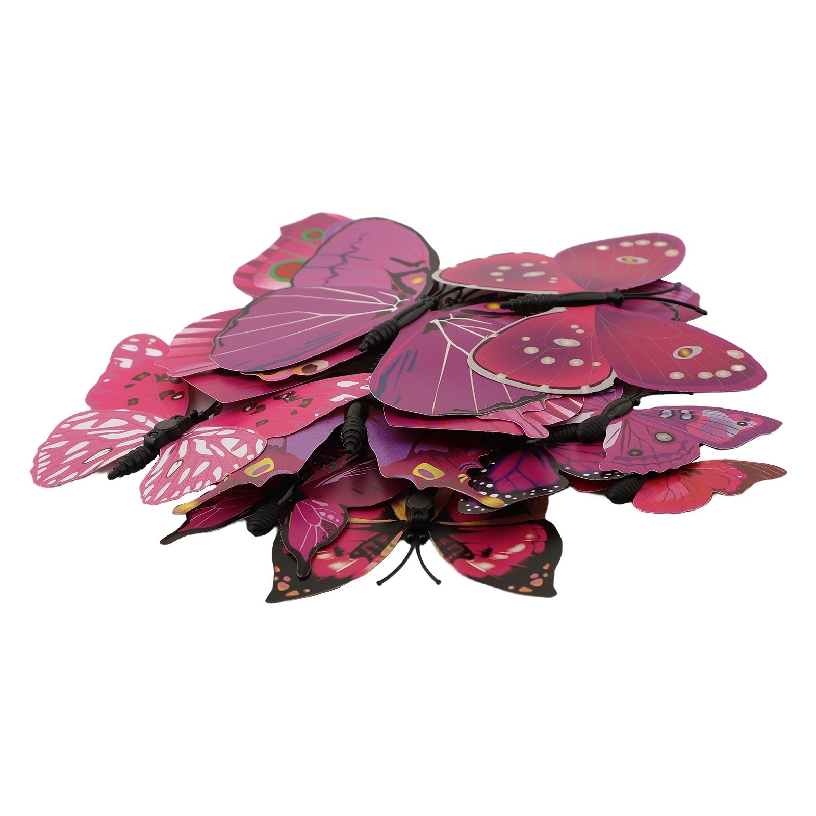 Eco friendly Plastic Butterfly Wall Stickers Set for Outdoor and Indoor Use