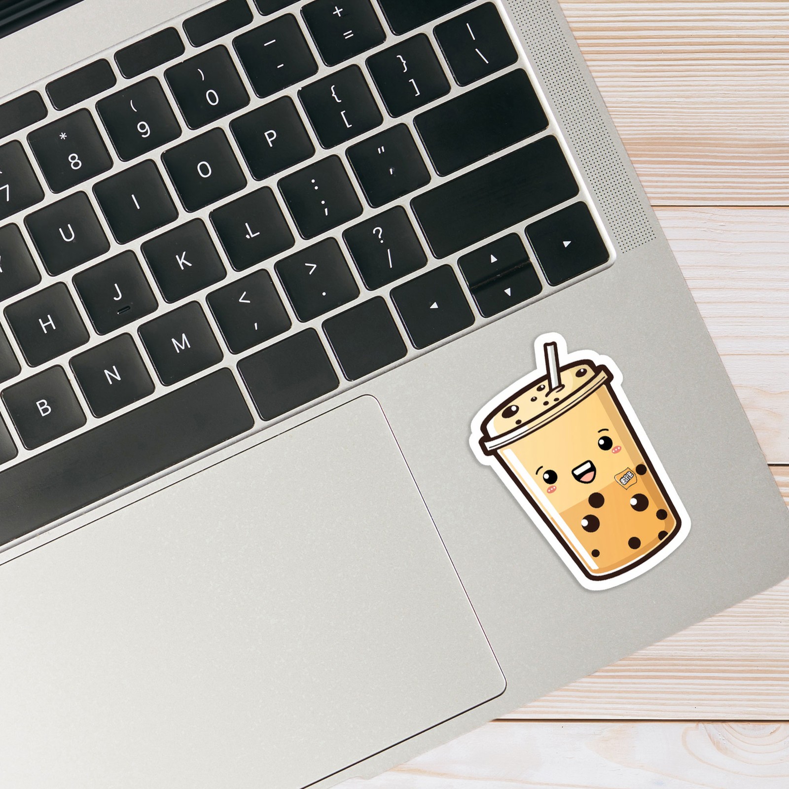 Iced Bubble Tea Drink – Vinyl Decal Sticker – Car Window Laptop – #1618