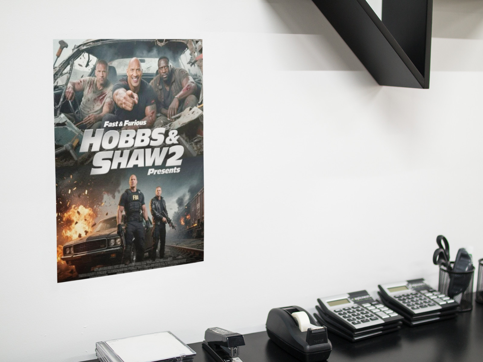HOBBS & SHAW 2 MOVIE Wall Vinyl Decal Poster Canvas Print Removable Adhesive