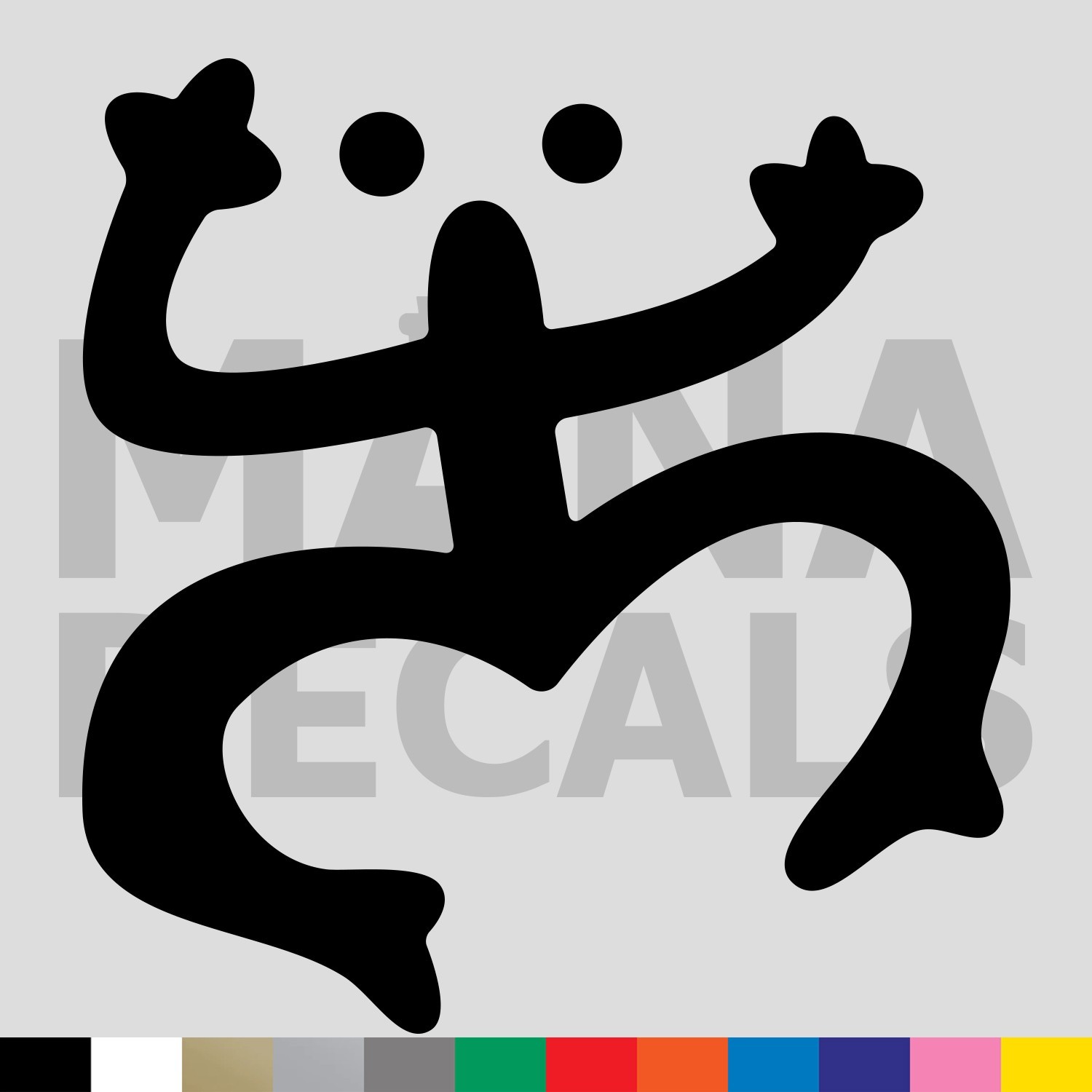 Taino Coqui Frog Symbol Vinyl Die Cut Decal Sticker – Puerto Rico Tree