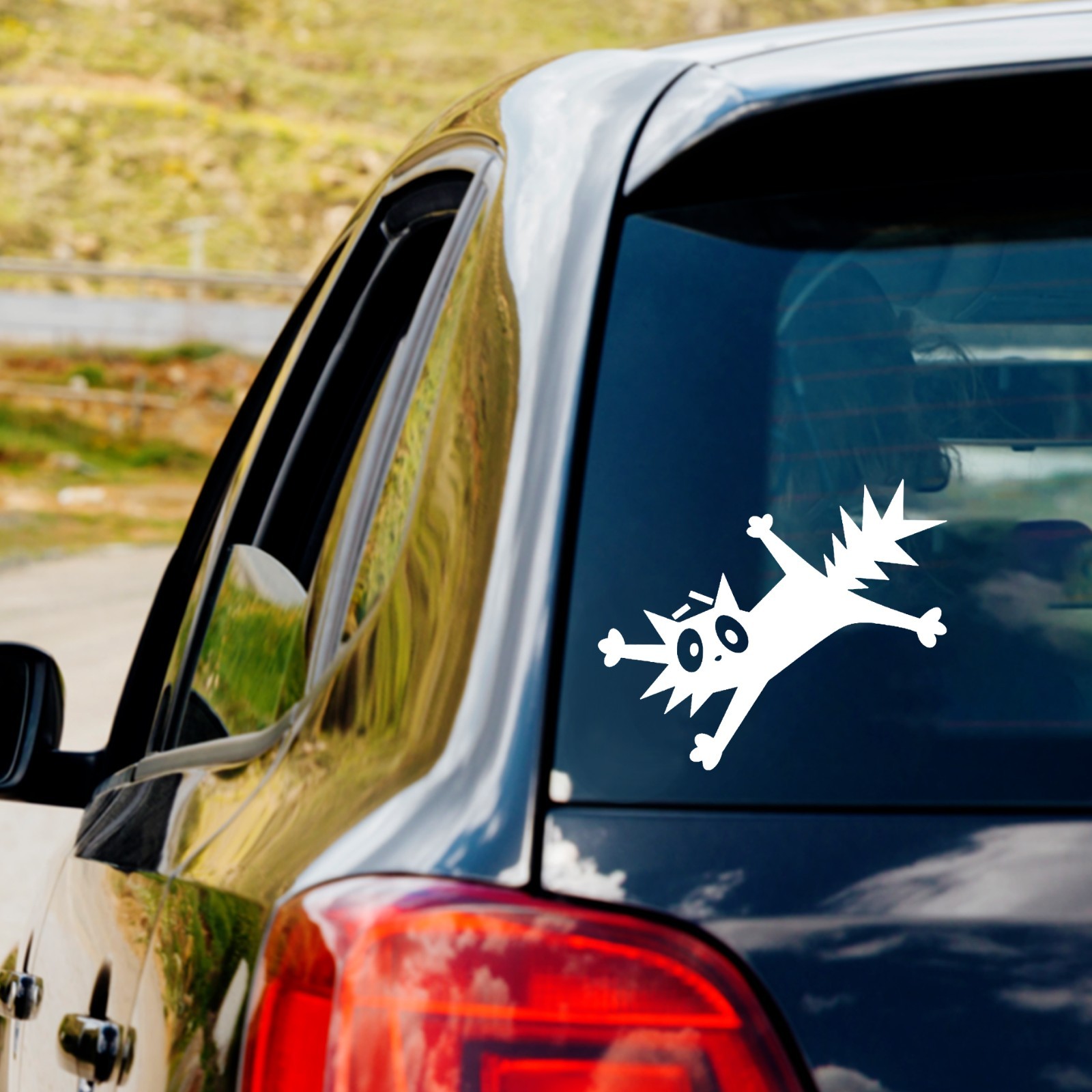Cute Funny Cat Splat Vinyl Decal Sticker Car Truck Window Laptop Water bottle