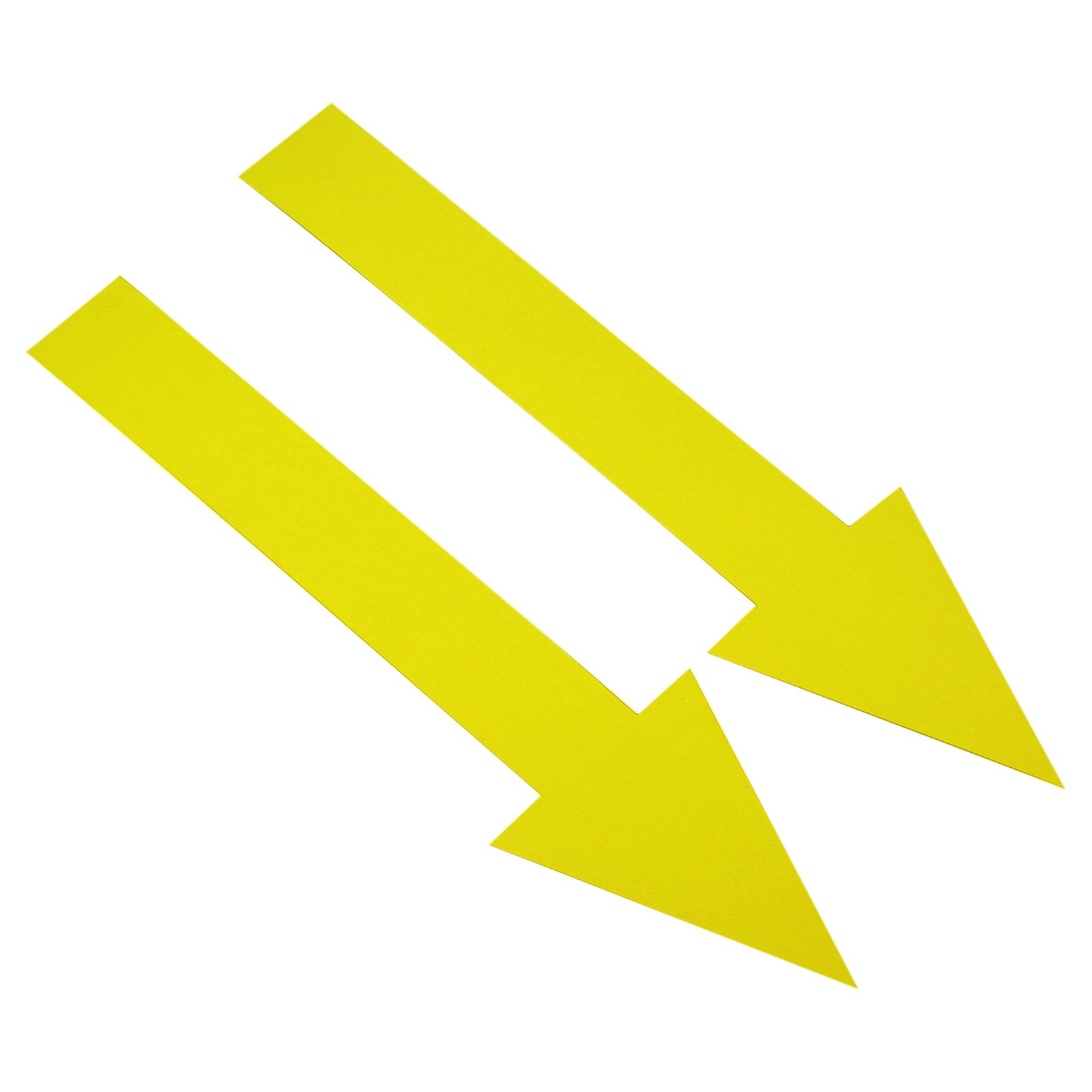 Directional Arrow Adhesive, 40pcs Waterproof Floor Decal, Yellow