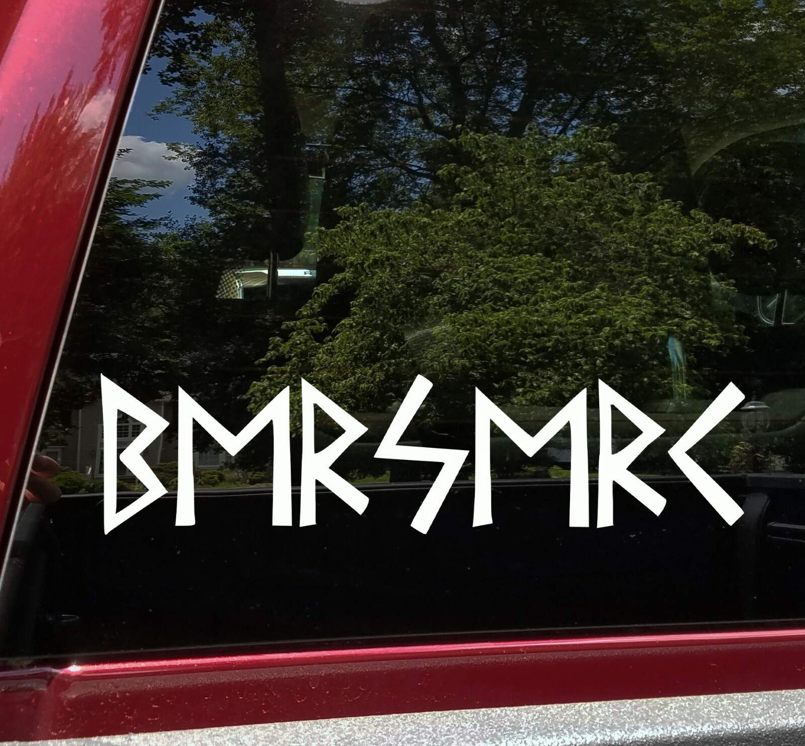 Berserk in Viking Futhark Vinyl Decal V1 | Norse Runes Berserker Die Cut Sticker