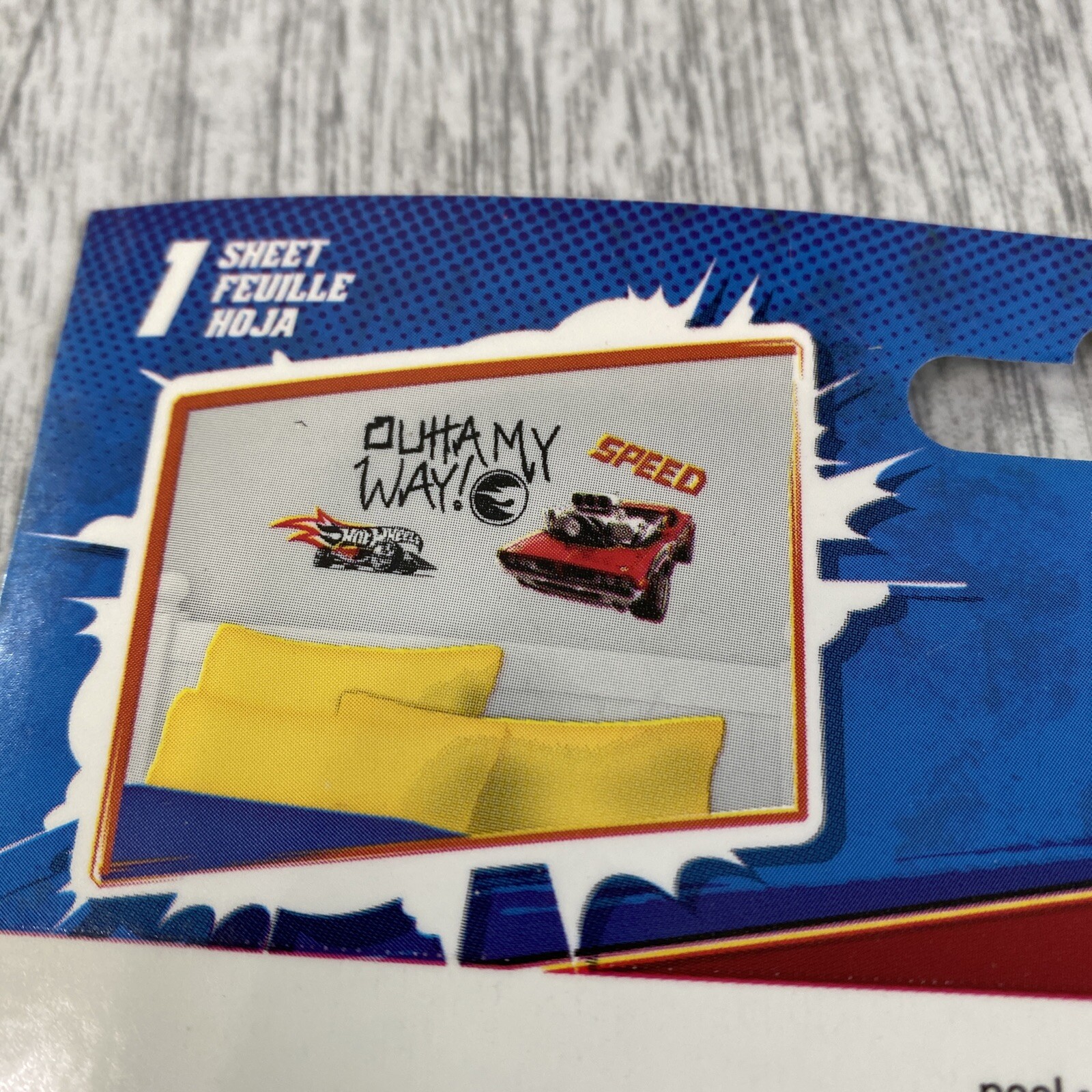 2012 Hot Wheels Wall Decal Sheet – Set of 3