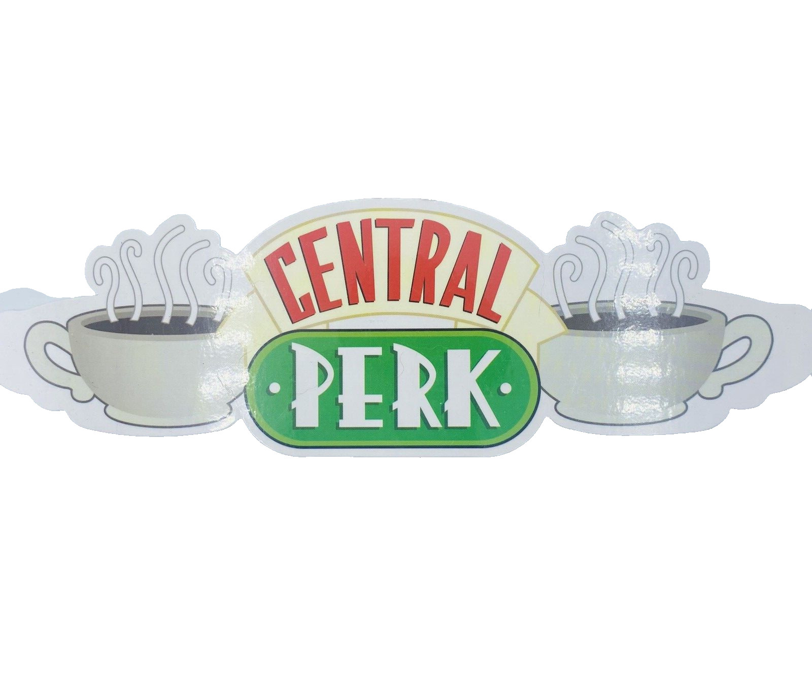 Friends Central Perk Vinyl Sticker Any Surface Antioch by Trends 7.5" Coffee