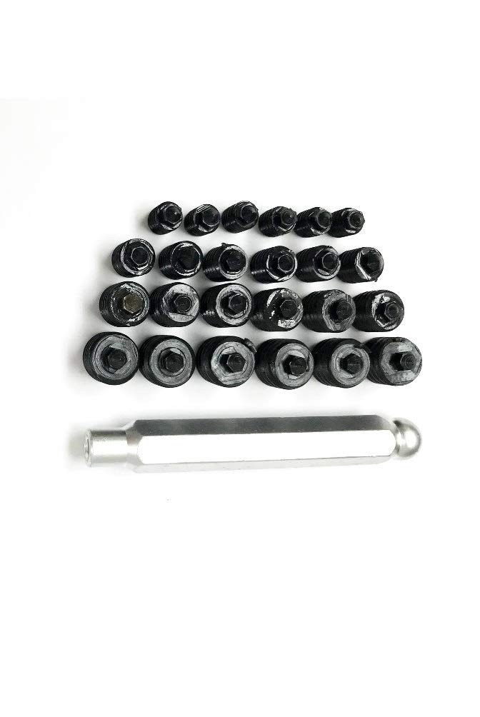 25 Piece 1/4-20, 5/16-18, 3/8-16, 7/16-14 Transfer Screw Set Pack of 1