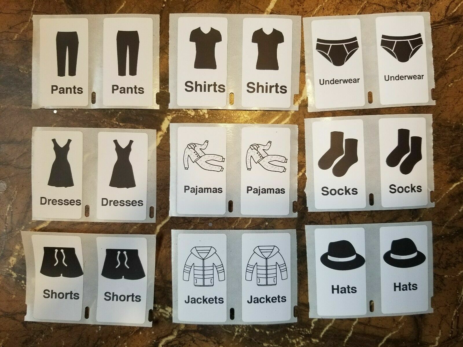 CUSTOM 1.25×2.25 inch labels 100-1000 Pack black and white sticky decals graphic