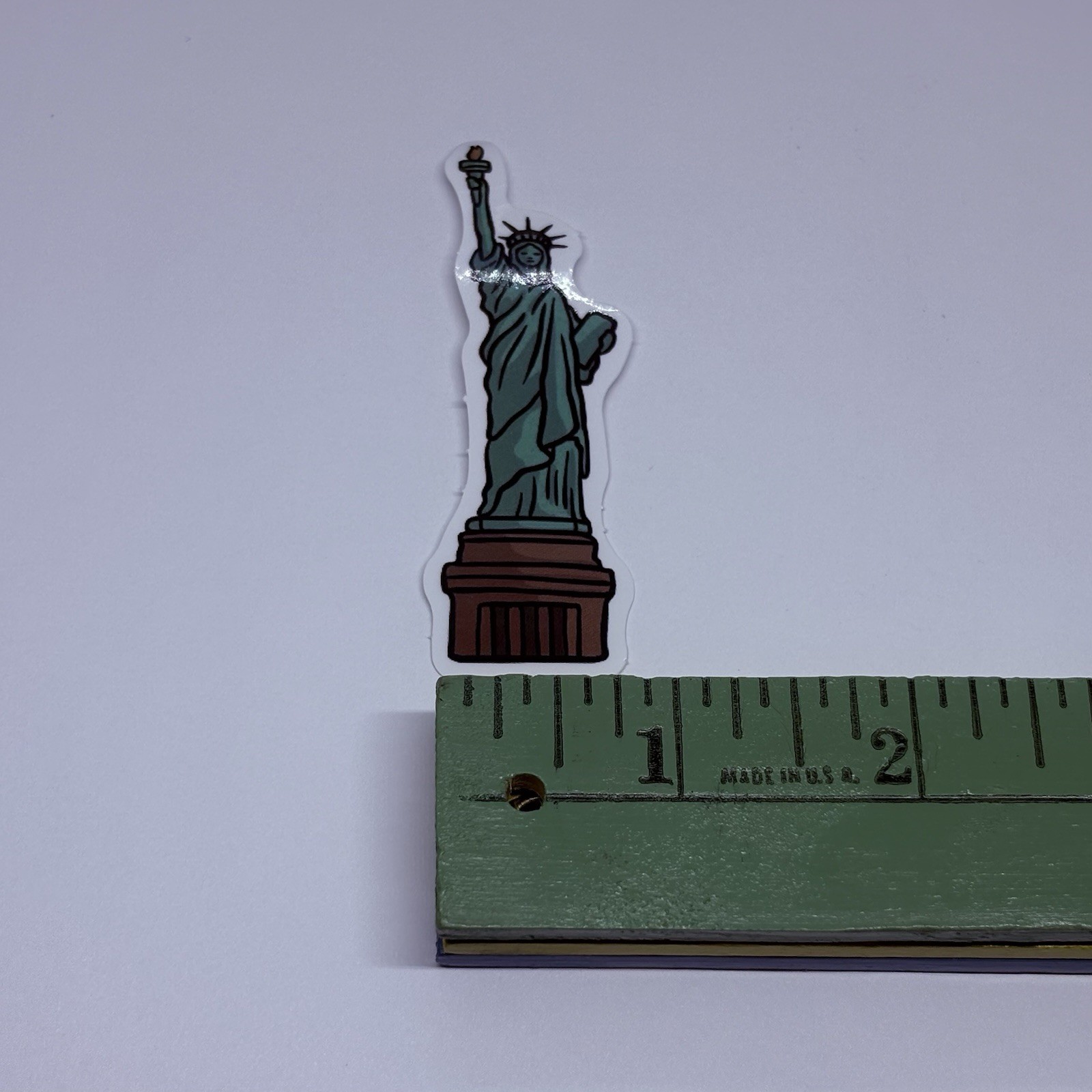 Statue Of Liberty Sticker NYC City Travel Art Decal Vinyl Country Souvenir Tc9