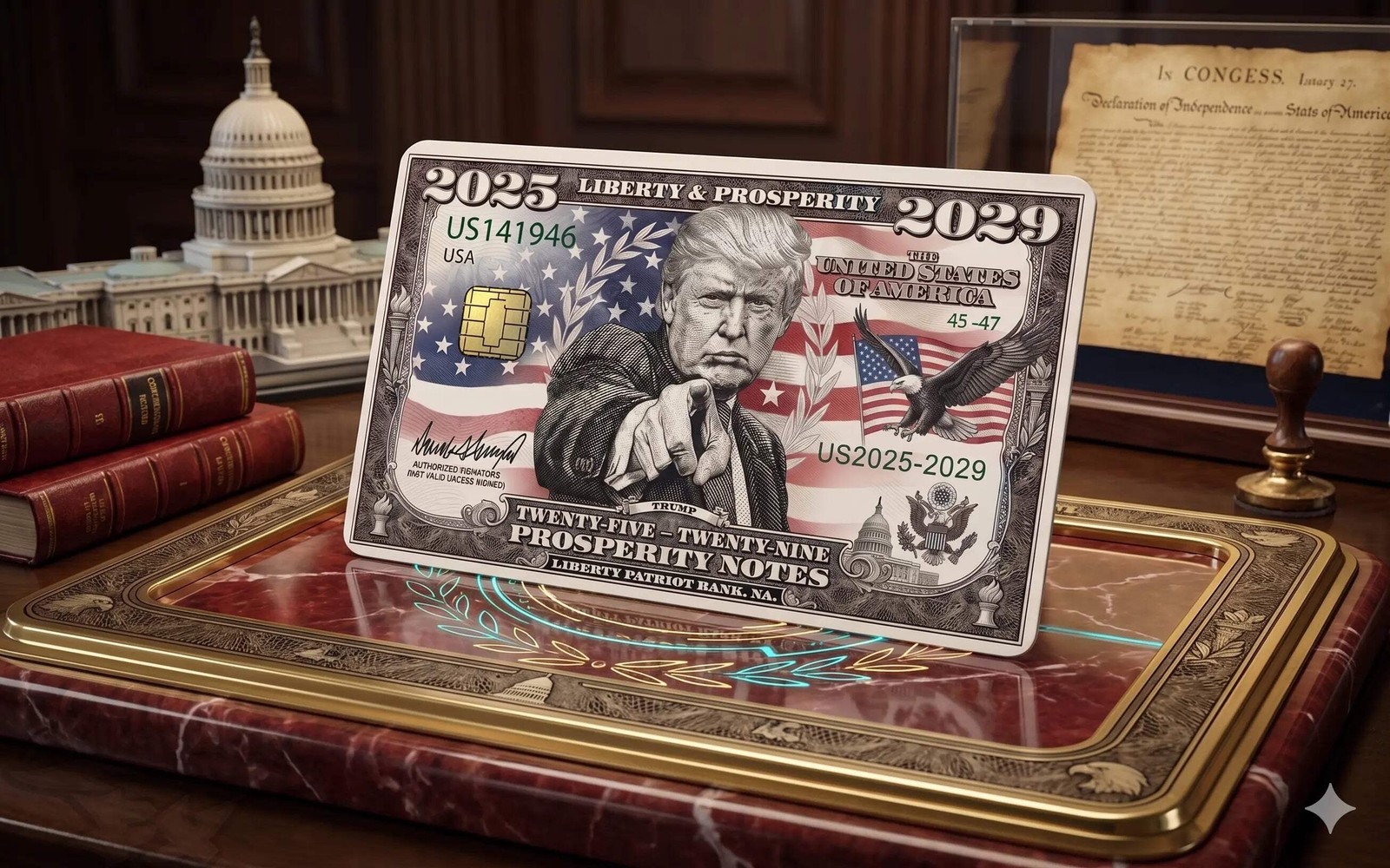 Trump 2024 Credit Card Bill Skin, Debit Card Covering