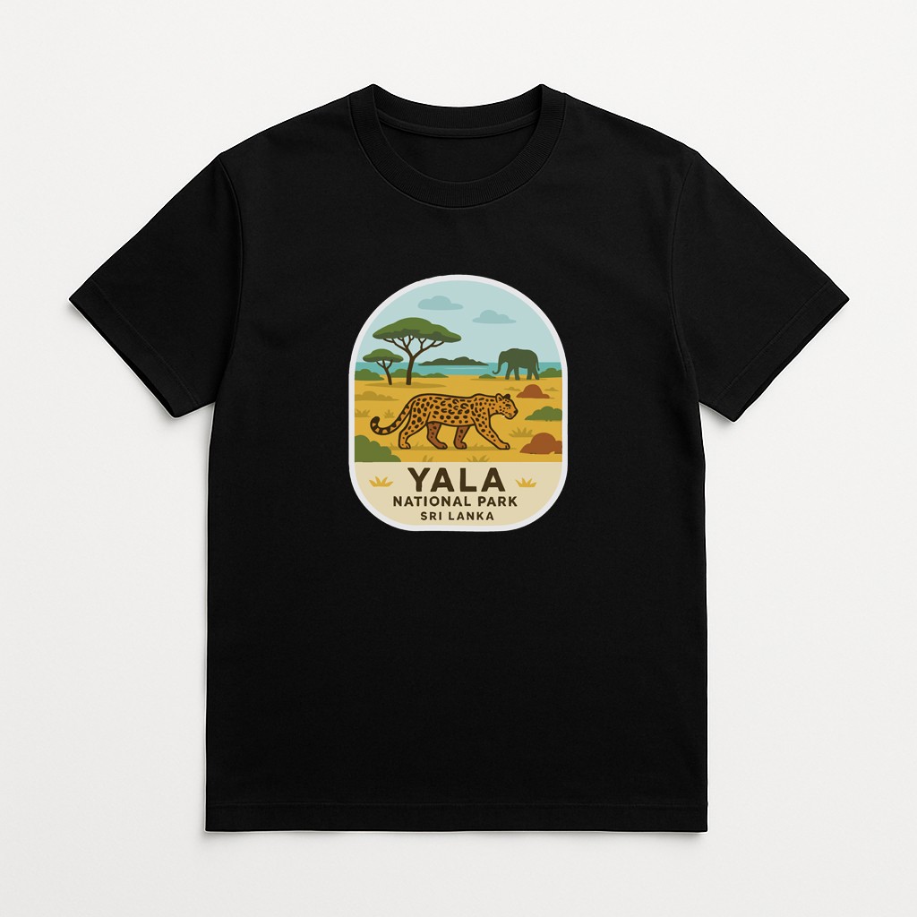 Yala Sri Lanka Iron On Heat Transfer Vinyl HTV Die-Cut World National Parks