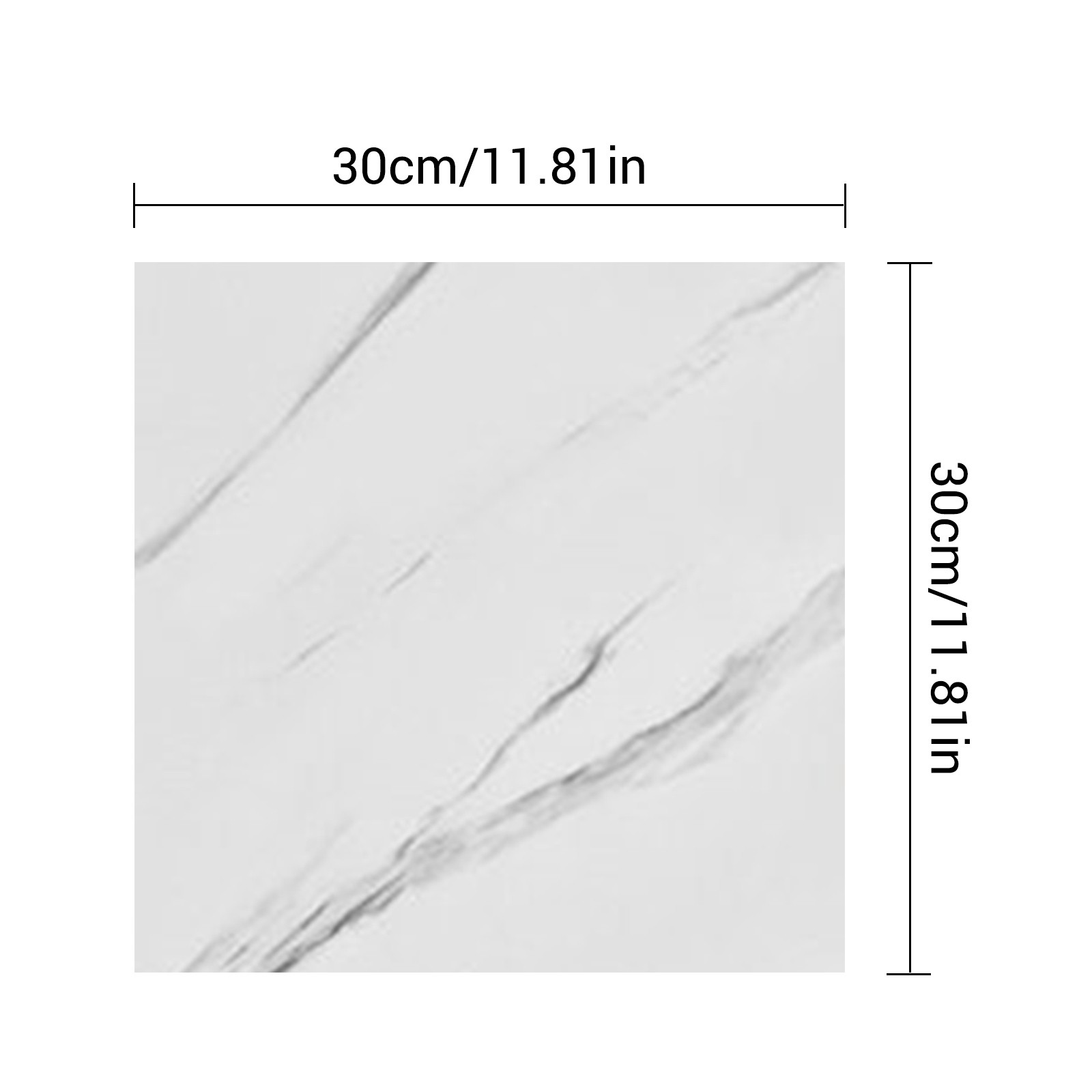 1-40pcs Marble Stone Tile Sticker Wall Paper PVC Panels Self-adhesive Waterproof