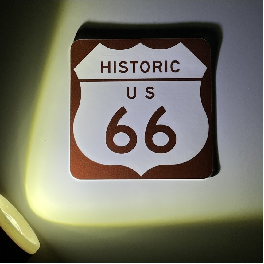 Historic US Route 66 Decal High Quality Choose from 2", 3", 4", 5" or 6" Sizes