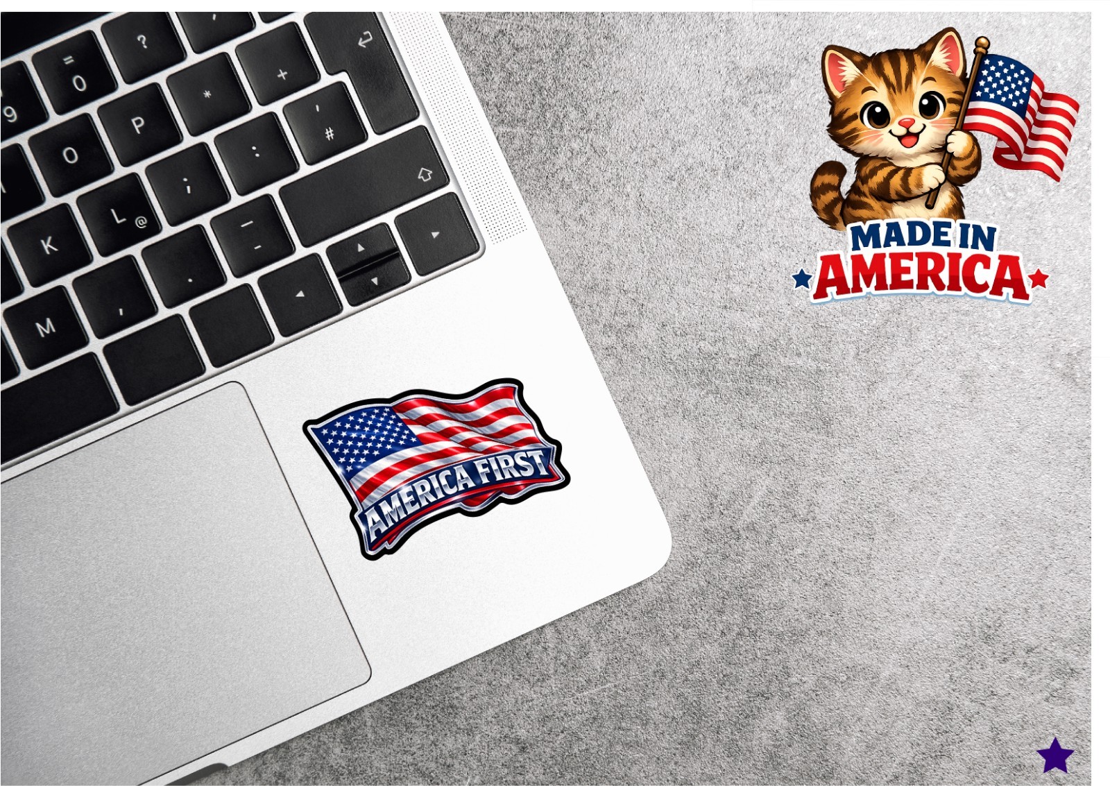 America First US Flag Decal Sticker United States Patriot Pro MAGA Trump Freedom