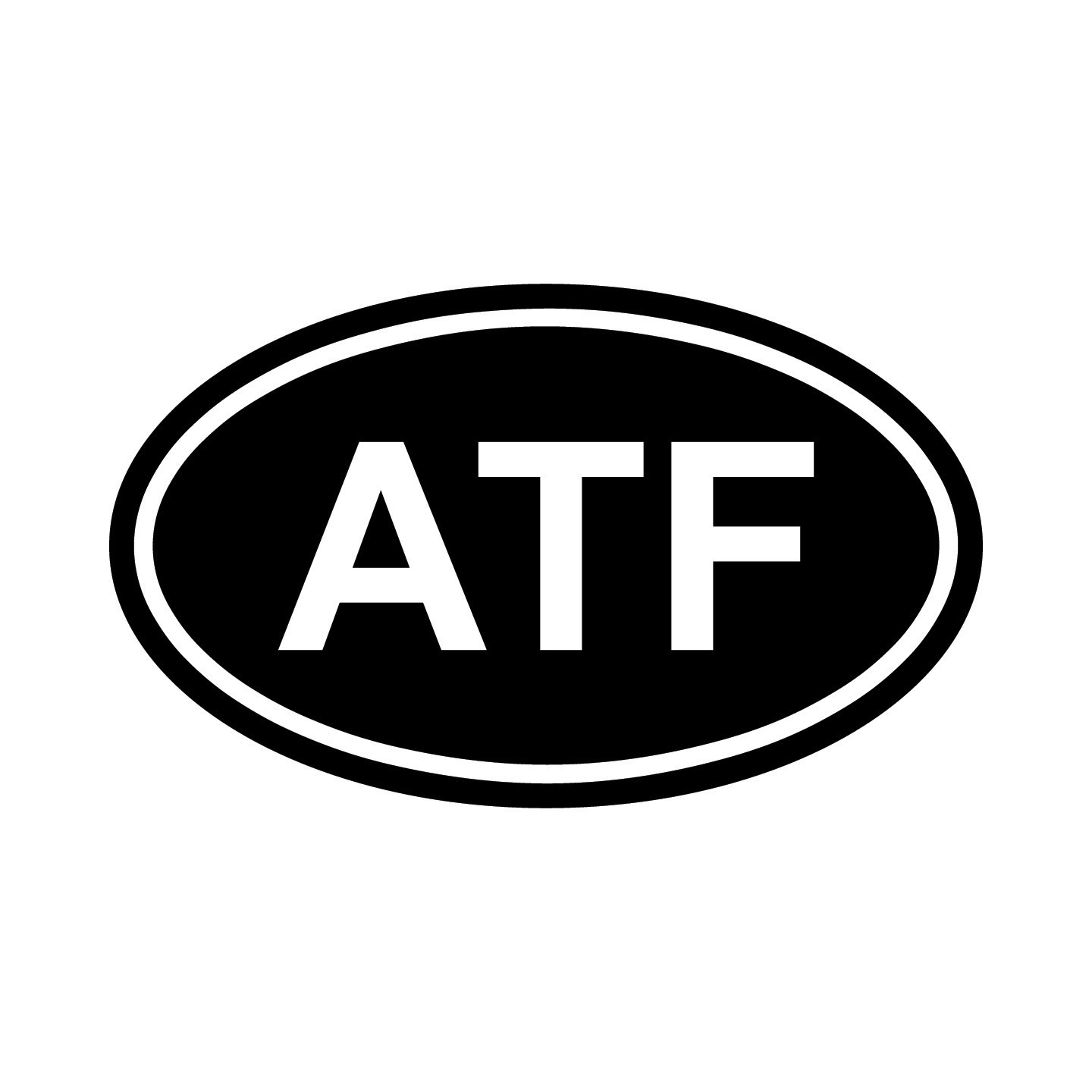 French Southern Territories ATF Oval Country Code Vinyl Decal Sticker