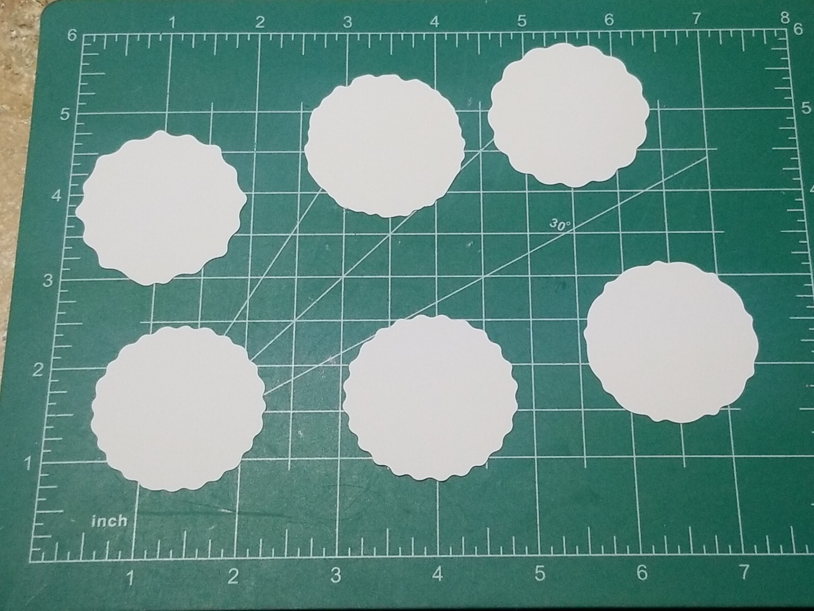 Set Of 6 Mandala Vinyl Decal Stickers Waterproof. 1 3/4" Round. Lot 1