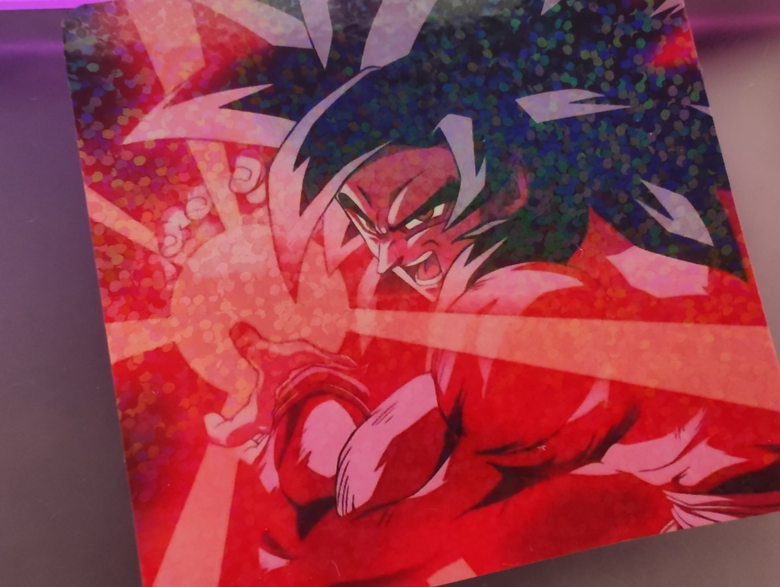 Goku SSJ4 Kamehameha DBZ Dragon Ball Z Retro Nostalgia Sticker Holographic