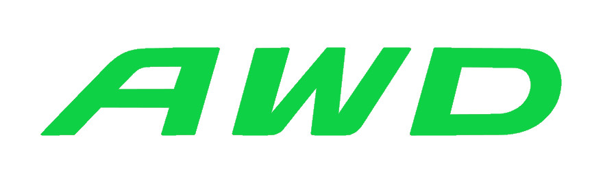 AWD, ALL-WHEEL DRIVE, (2 Stickers) Decal Stickers for Cars, Windows, Laptops