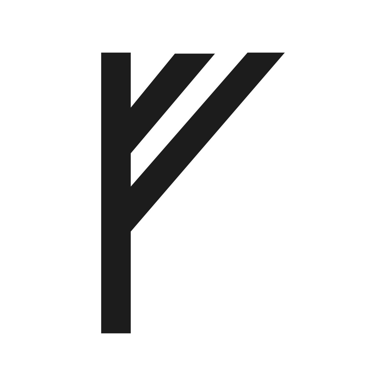 F Fehu Viking Rune Frey Letter Vinyl Decal Window Laptop Sticker