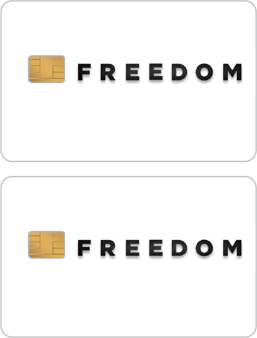 Charlie Kirk 2-Pack Freedom Turning Point USA Credit Card Skin Sticker Decal