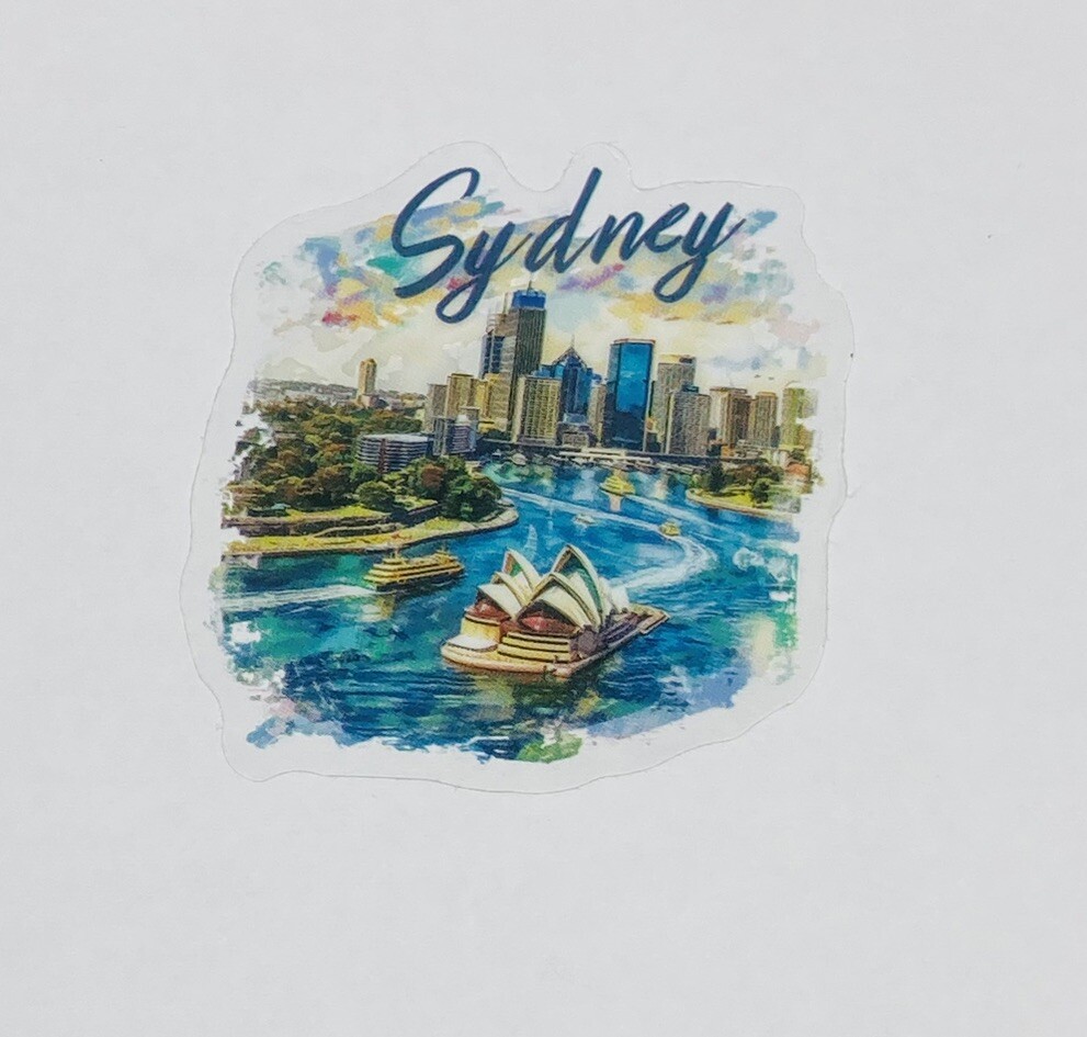 Sydney Australia Transparent Sticker Travel City Art Decal Vinyl Souvenir Tc6