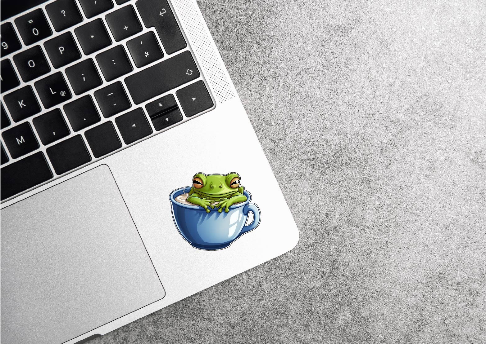 Frog in Coffee Cup Decal Sticker Caffeine First Tree Bull Toad Amphibian Love
