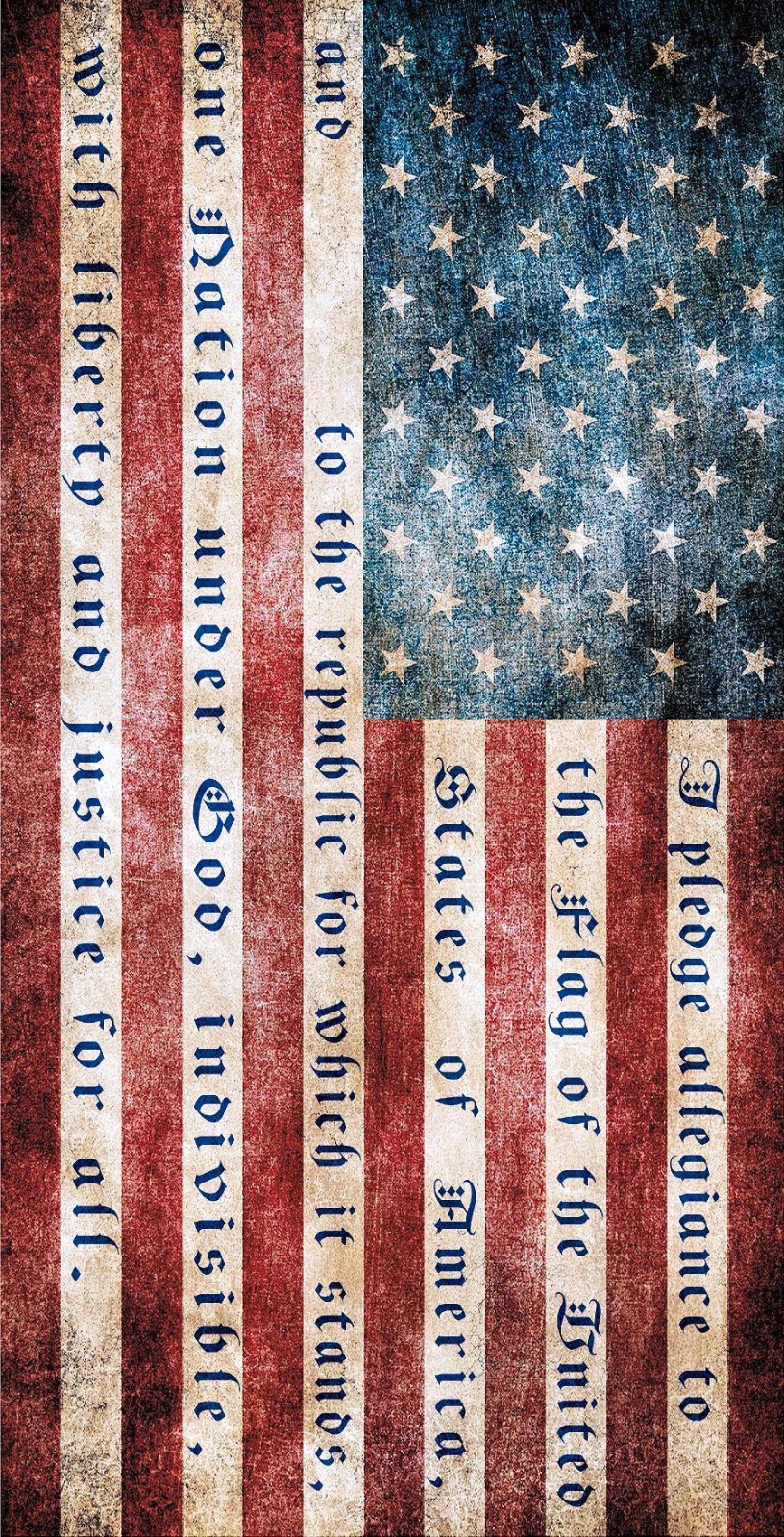 Pledge Allegiance Flag Cornhole Board Printed 3M Vinyl Wrap Set