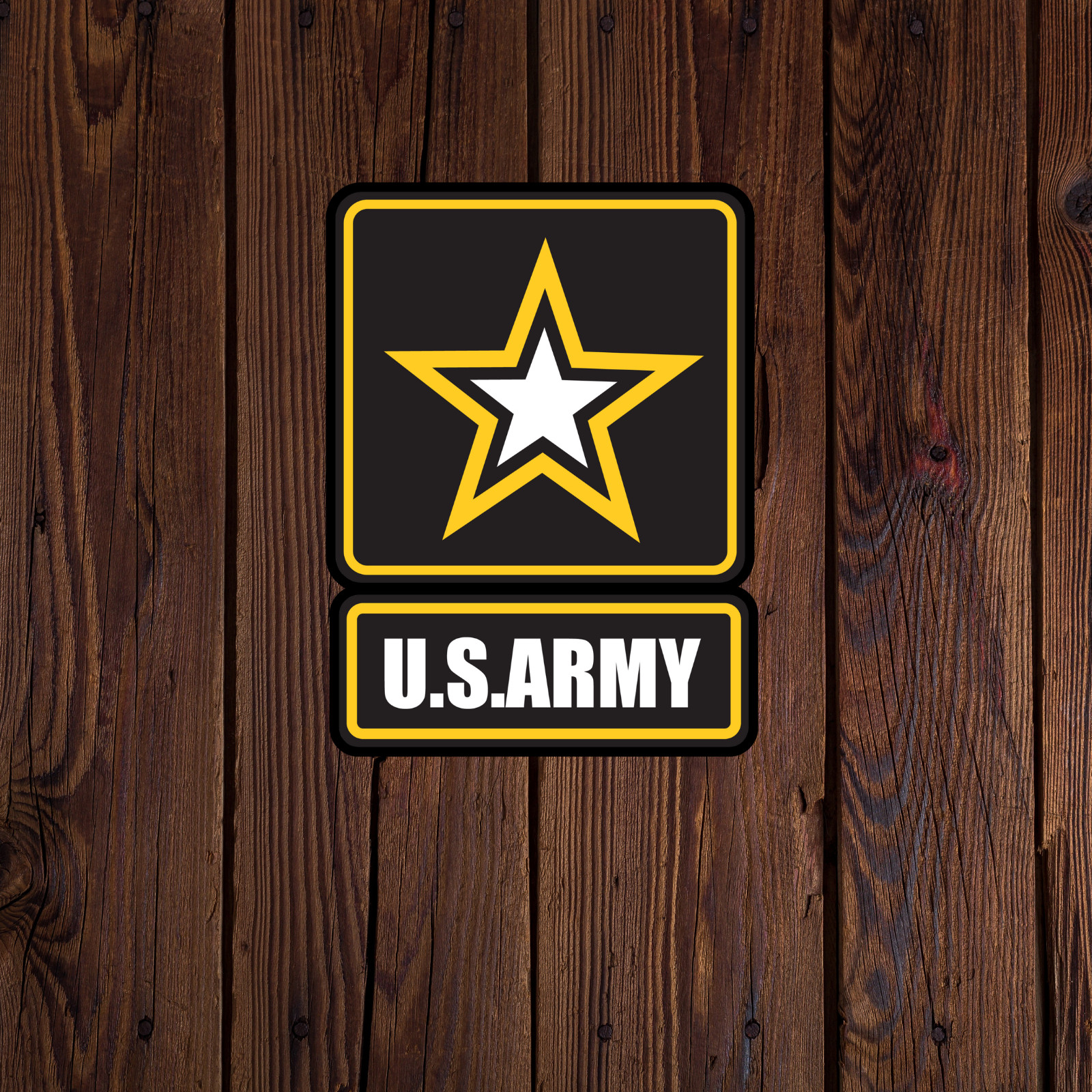 Army sticker vinyl decal US army star novelty laptop mug car